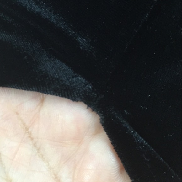 Molly Malloy Evening Petite 6 Dress Black Velvet - Picture 2 of 7